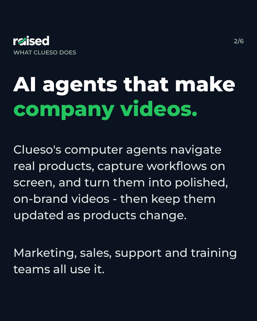 What Clueso does